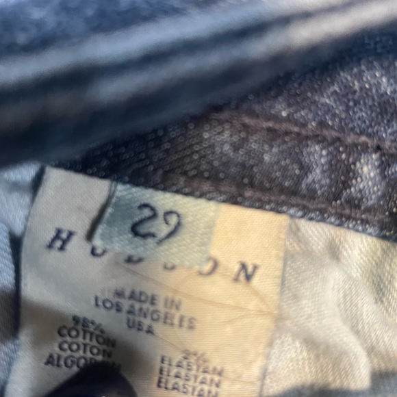 Hudson Jeans Flare size 29.  Perfect fit, super stunning.   Y2K vibe - Picture 4 of 4